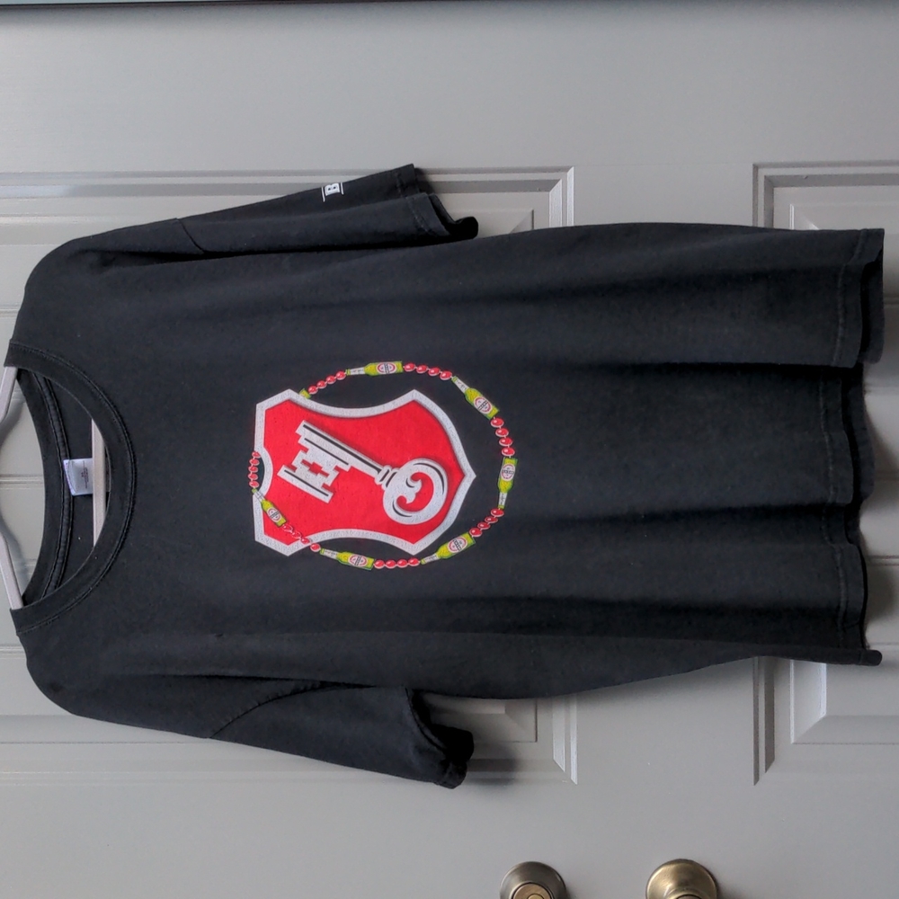 Vintage Promo Beck's Beer T-Shirt 👕 XL Mardi Gras Beads